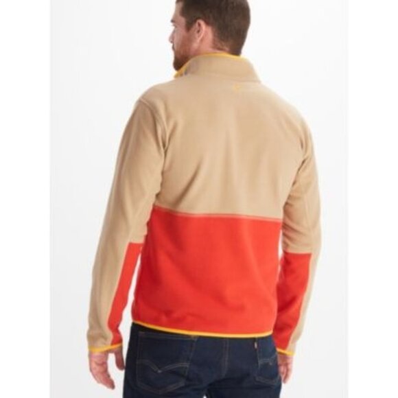 Marmot Men's Rocklin 1/2 Zip Fleece, Shetland/Cairo Color, Size S, NWT - Picture 2 of 3